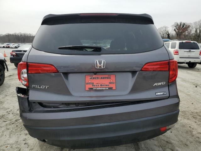 Photo 6 from auction – 2018 HONDA PILOT LX with VIN 5FNYF6H15JB054303