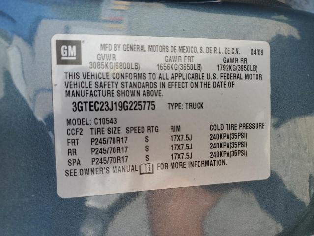 Photo 12 from auction – 2009 GMC SIERRA C15 with VIN 3GTEC23J19G225775