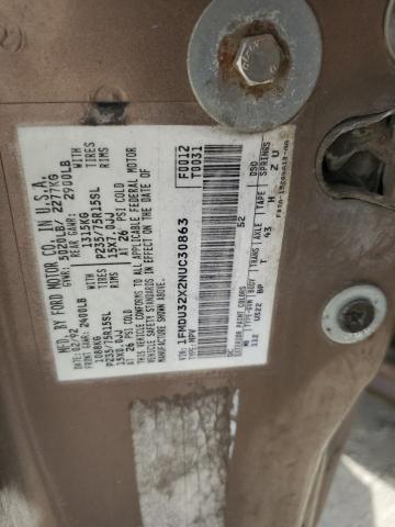 Photo 12 from auction – 1992 FORD EXPLORER with VIN 1FMDU32X2NUC30863