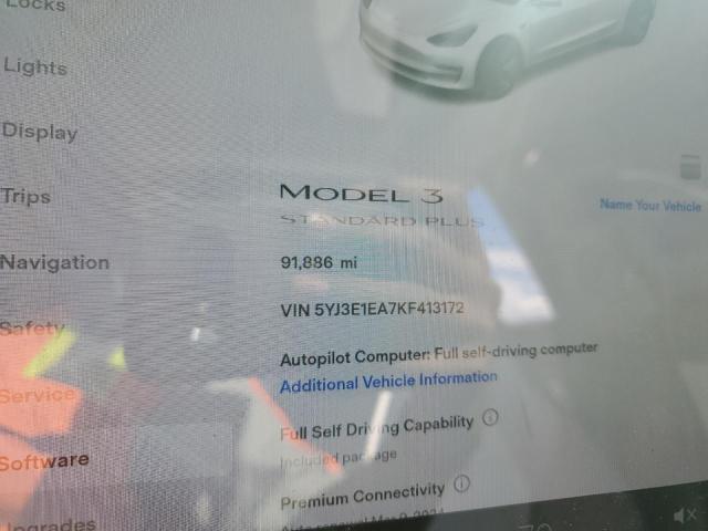 Photo 9 from auction – 2019 TESLA MODEL 3 with VIN 5YJ3E1EA7KF413172