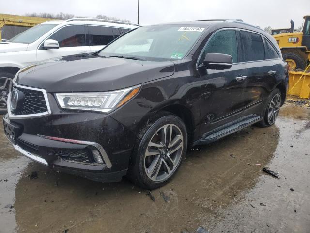ACURA MDX ADVANC 2017 with VIN 5FRYD4H95HB011590 - Photo from auction