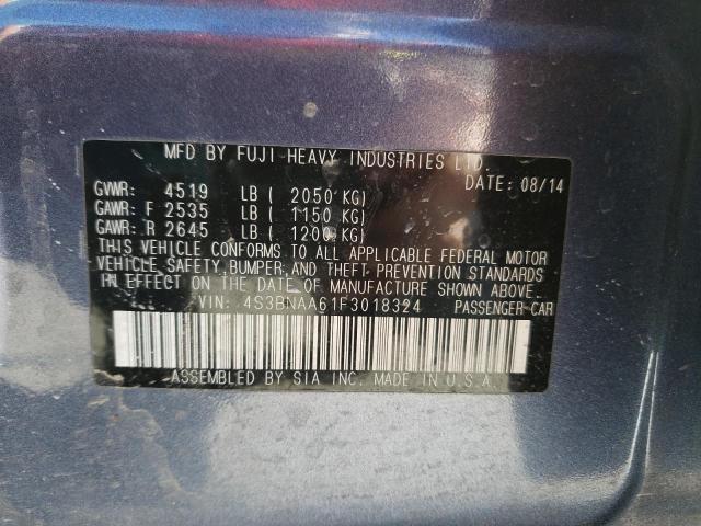Photo 13 from auction – 2015 SUBARU LEGACY 2.5 with VIN 4S3BNAA61F3018324