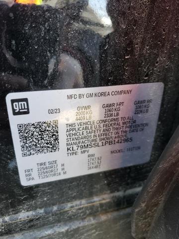 Photo 13 from auction – 2023 CHEVROLET TRAILBLAZE with VIN KL79MSSL1PB142965