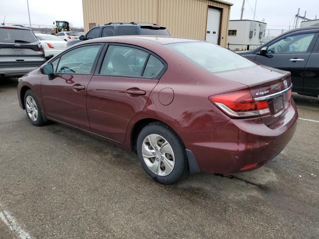 Photo 2 from auction – 2014 HONDA CIVIC LX with VIN 19XFB2F53EE026481