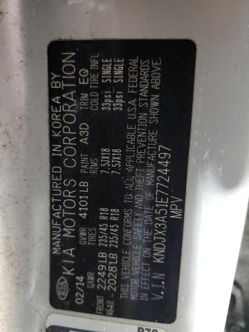 Foto 12 de la subasta – 2014 KIA SOUL con VIN KNDJX3A51E7724497
