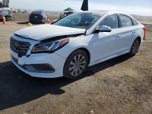 HYUNDAI SONATA SPO 2017 with VIN 5NPE34AF4HH443869 - Photo from auction