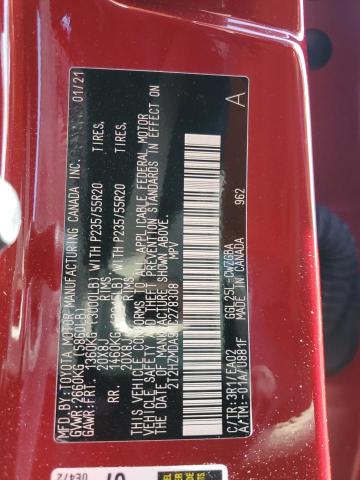 Photo 14 from auction – 2021 LEXUS RX 350 with VIN 2T2HZMDA9MC278308