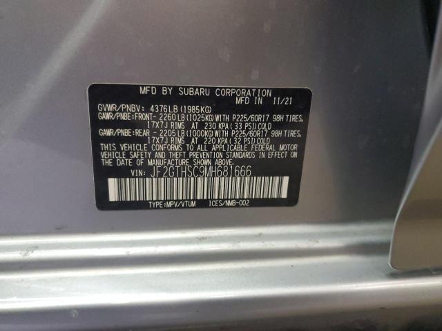 Photo 12 from auction – 2021 SUBARU CROSSTREK with VIN JF2GTHSC9MH681666