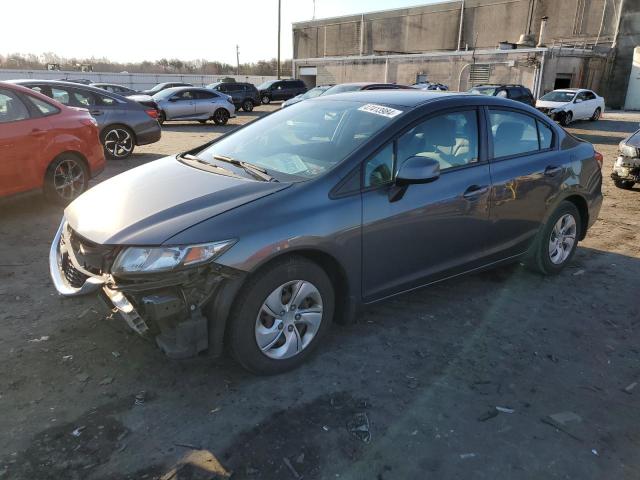 HONDA CIVIC LX 2013 with VIN 2HGFB2F59DH566728 - Photo from auction
