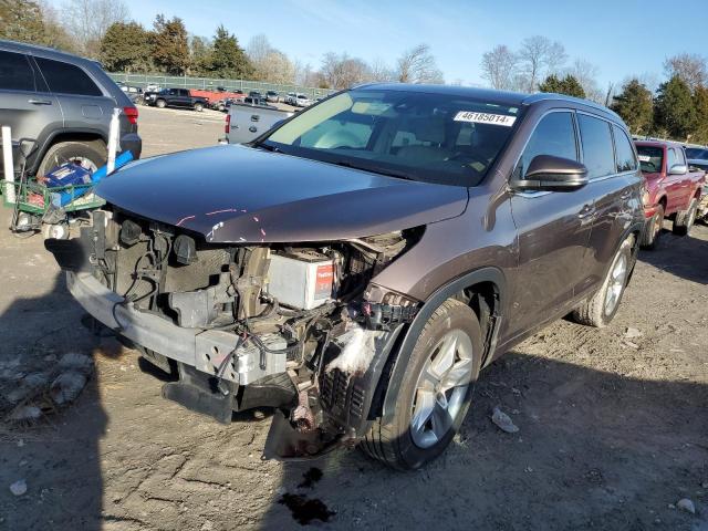 TOYOTA HIGHLANDER 2017 with VIN 5TDYZRFH6HS196030 - Photo from auction