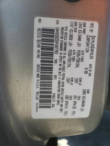 Photo 13 from auction – 1999 DODGE DURANGO with VIN 1B4HS28Z5XF687783