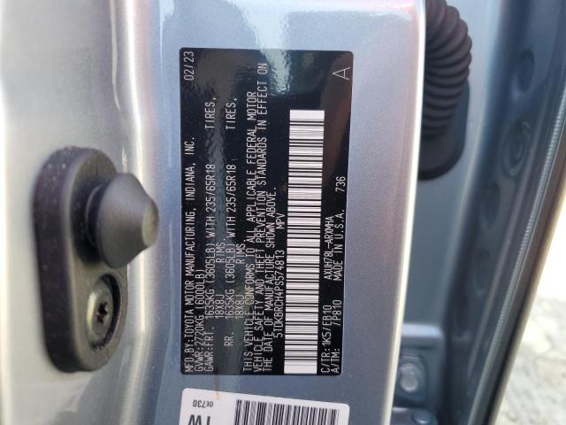 Photo 14 from auction – 2023 TOYOTA HIGHLANDER with VIN 5TDKBRCH4PS574813