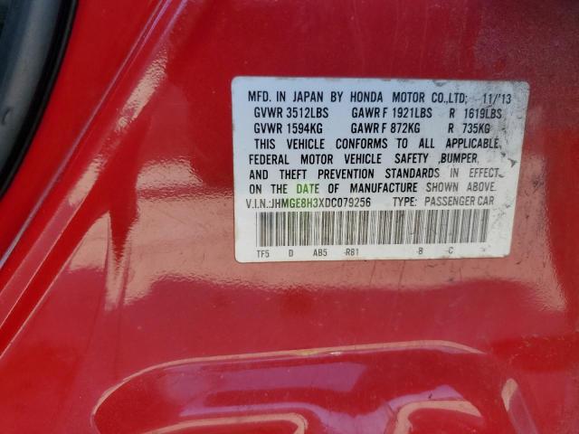Photo 12 from auction – 2013 HONDA FIT with VIN JHMGE8H3XDC079256