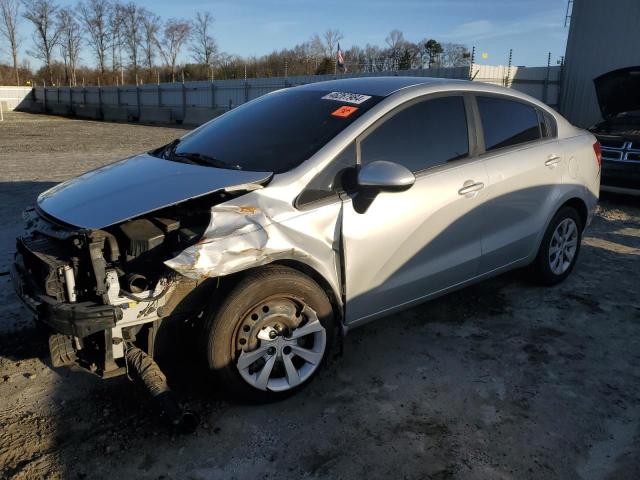 KIA RIO LX 2013 with VIN KNADM4A37D6274561 - Photo from auction
