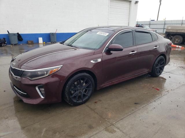 KIA OPTIMA EX 2018 with VIN 5XXGU4L32JG213404 - Photo from auction