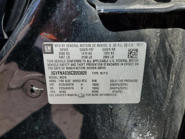 Photo 14 from auction – 2012 CADILLAC SRX LUXURY with VIN 3GYFNAE36CS553828