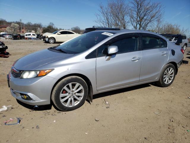 HONDA CIVIC EXL 2012 with VIN 19XFB2F96CE358950 - Photo from auction