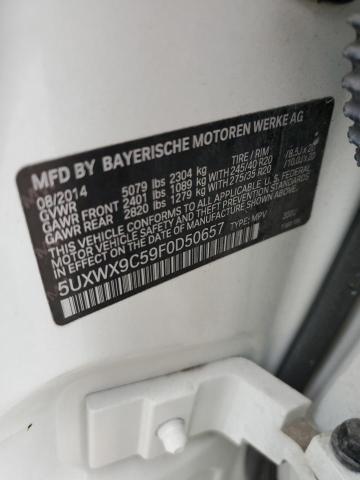Photo 13 from auction – 2015 BMW X3 XDRIVE2 with VIN 5UXWX9C59F0D50657