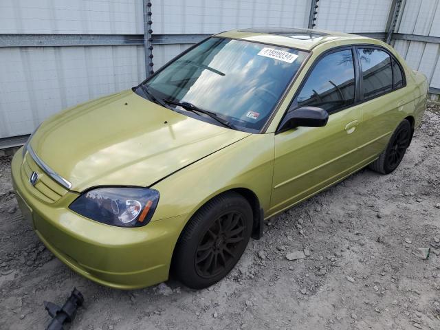 HONDA CIVIC EX 2003 with VIN 2HGES26733H577185 - Photo from auction