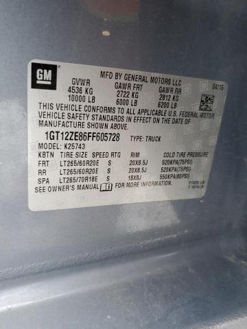 Photo 13 from auction – 2015 GMC SIERRA K25 with VIN 1GT12ZE86FF605728