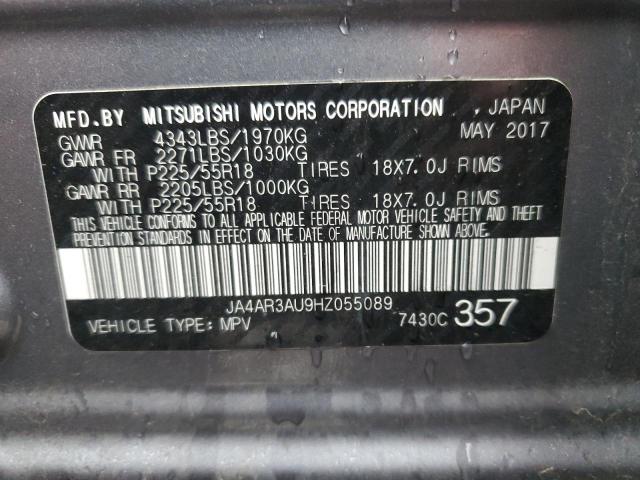 Photo 12 from auction – 2017 MITSUBISHI OUTLANDER with VIN JA4AR3AU9HZ055089