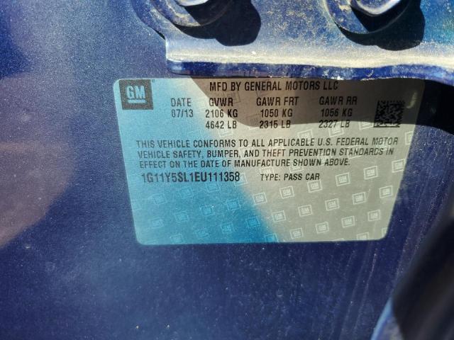 Photo 14 from auction – 2014 CHEVROLET IMPALA LS with VIN 1G11Y5SL1EU111358
