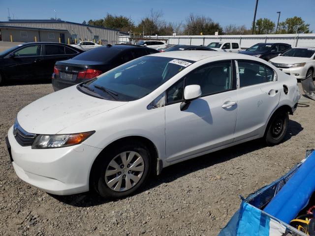 HONDA CIVIC LX 2012 with VIN 2HGFB2F51CH311229 - Photo from auction