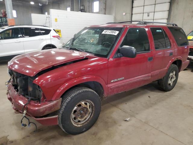 CHEVROLET BLAZER 2002 with VIN 1GNDT13W42K203163 - Photo from auction