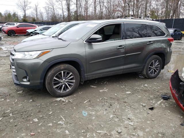 TOYOTA HIGHLANDER 2018 with VIN 5TDJZRFH8JS497258 - Photo from auction