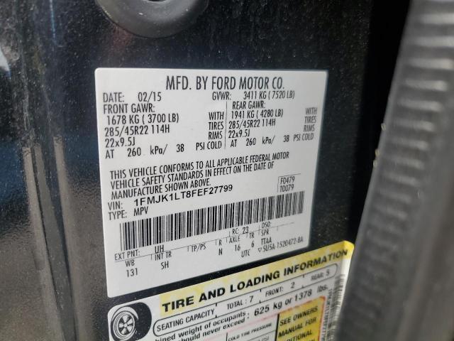 Photo 14 from auction – 2015 FORD EXPEDITION with VIN 1FMJK1LT8FEF27799