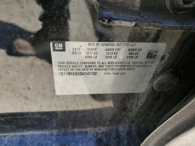 Photo 12 from auction – 2013 CHEVROLET MALIBU LS with VIN 1G11B5SA6DU141132