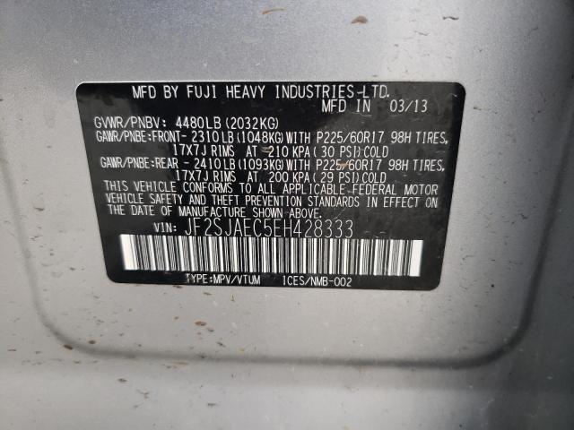 Photo 13 from auction – 2014 SUBARU FORESTER 2 with VIN JF2SJAEC5EH428333