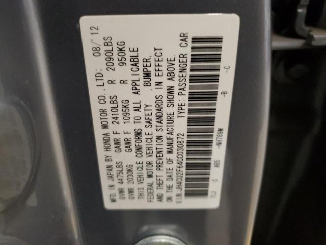 Photo 12 from auction – 2012 ACURA TSX TECH with VIN JH4CU2F64CC030872