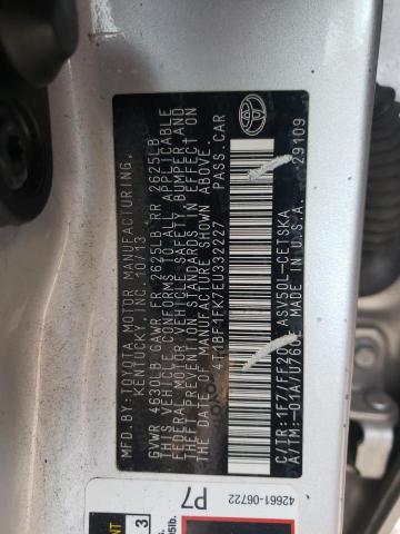 Photo 12 from auction – 2014 TOYOTA CAMRY L with VIN 4T1BF1FK7EU332227