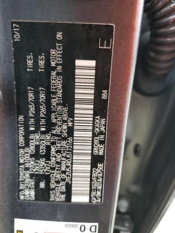 Photo 13 from auction – 2018 TOYOTA 4RUNNER SR with VIN JTEZU5JR0J5173166