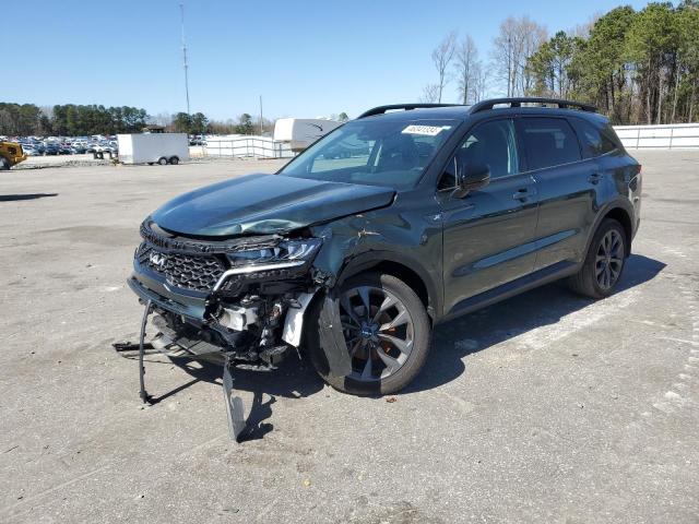 KIA SORENTO EX 2023 with VIN 5XYRHDLF1PG206570 - Photo from auction