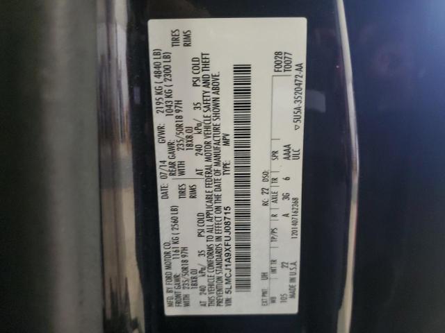 Photo 13 from auction – 2015 LINCOLN MKC with VIN 5LMCJ1A9XFUJ08715