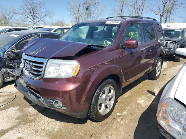 HONDA PILOT EXL 2012 with VIN 5FNYF4H56CB018291 - Photo from auction