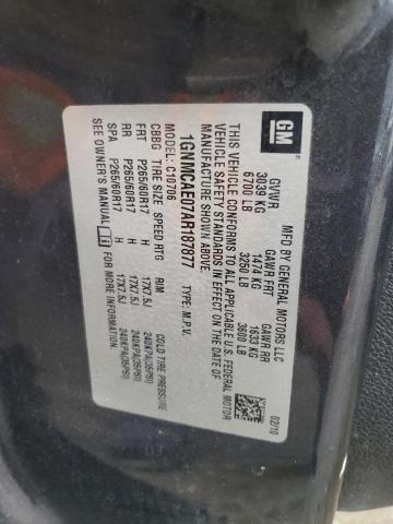 Photo 14 from auction – 2010 CHEVROLET TAHOE C150 with VIN 1GNMCAE07AR187877