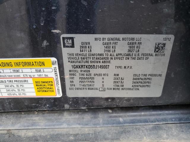 Photo 14 from auction – 2013 GMC ACADIA DEN with VIN 1GKKRTKD5DJ149007