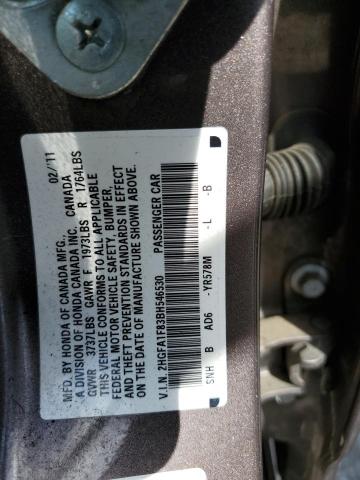Photo 13 from auction – 2011 HONDA CIVIC EX with VIN 2HGFA1F83BH546530