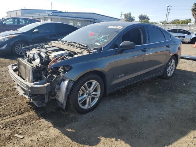 FORD FUSION SE 2018 with VIN 3FA6P0LU8JR281377 - Photo from auction