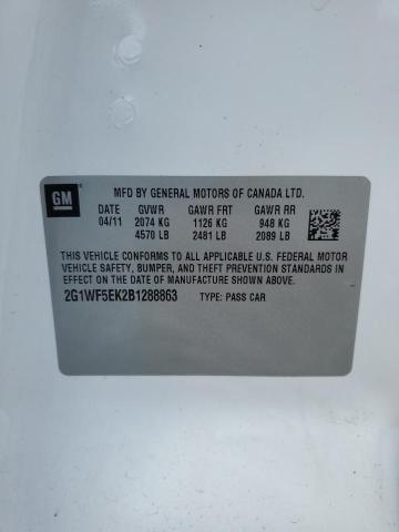 Photo 12 from auction – 2011 CHEVROLET IMPALA LS with VIN 2G1WF5EK2B1288863