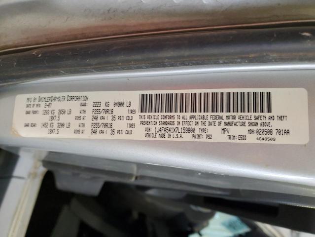 Photo 13 from auction – 2007 JEEP WRANGLER S with VIN 1J4FA541X7L159800