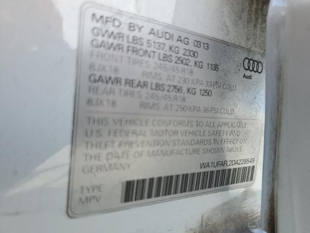 Zdjęcie 12 z aukcji – 2013 AUDI A4 ALLROAD z VIN WA1UFAFL2DA228549