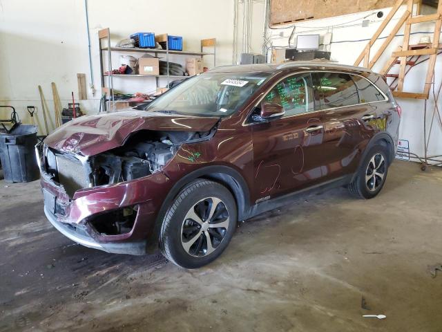 KIA SORENTO EX 2016 with VIN 5XYPHDA58GG124434 - Photo from auction