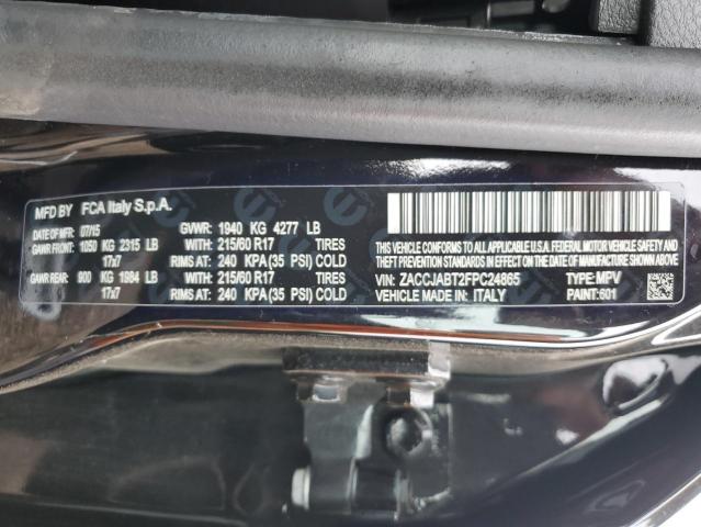 Photo 13 from auction – 2015 JEEP RENEGADE L with VIN ZACCJABT2FPC24865