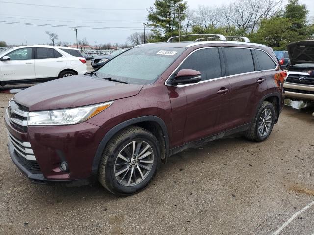 TOYOTA HIGHLANDER 2019 with VIN 5TDJZRFH7KS735165 - Photo from auction