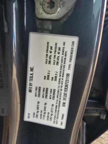 Photo 12 from auction – 2019 TESLA MODEL 3 with VIN 5YJ3E1EB3KF231199