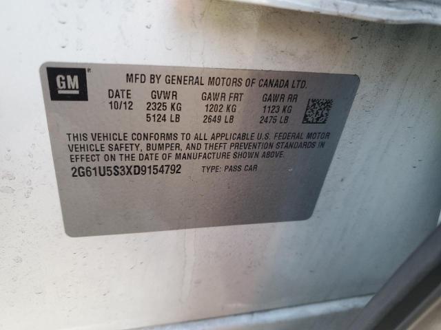 Photo 13 from auction – 2013 CADILLAC XTS PLATIN with VIN 2G61U5S3XD9154792